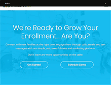 Tablet Screenshot of childcarecrm.com